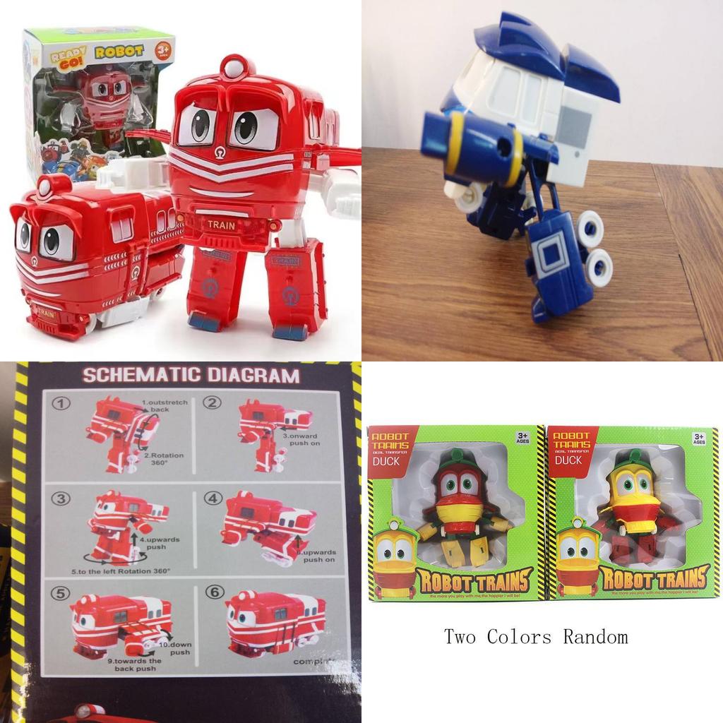 Игрушка-трансформер Поезд Робот Rt, фигурка поезда-трансформера, корейский анимационный игрушечный поезд для детей
