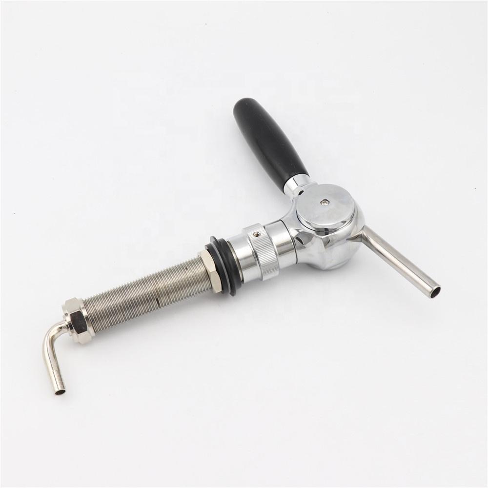 Belgian Beer Tap 100mm Length Shank G5/8" Flow Control Draft Beer Faucet Home Brewing Beer Tower Wine Column Dispenser Tap