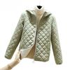 Women Jacket Black New Winter Female Korean Fleece Cotton Outcoat Padded Jacket Women Coat Thicken Hooded Parka Ladies