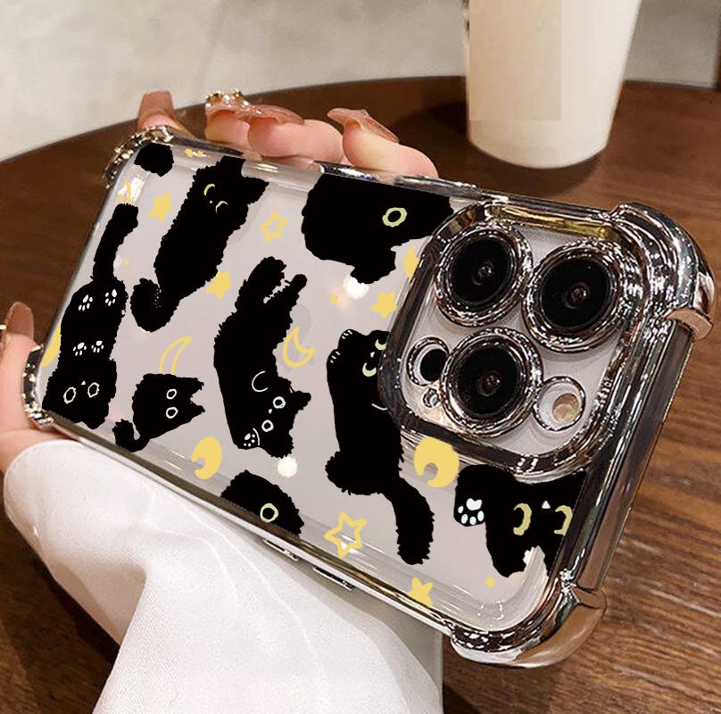 Case Cover For Motorola Edge 70 60 50 Fusion 5G G77 G06 G60 G24 Edge 50 Cute Cat Claw Cartoon Casing Silicone
