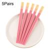 5/6 пар пищевых палочек многоразового использования корейские палочки для еды можно мыть в посудомоечной машине моющиеся палочки для еды нескользящие простые в использовании