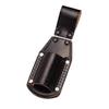 Black Split Leather Hammer Holder with Hinge and Double Stitching, CE-34C