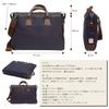 Tote Bag Business Bag Lightweight A4 Made in Japan Japanese Style Indigo Persimmon Shibu Dyed Canvas Leather Briefcase Many Pockets Toyooka Bag Day
