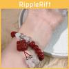 Red Lion Sophisticated Beaded Bracelet For Women Bohemian And Vintage Charm