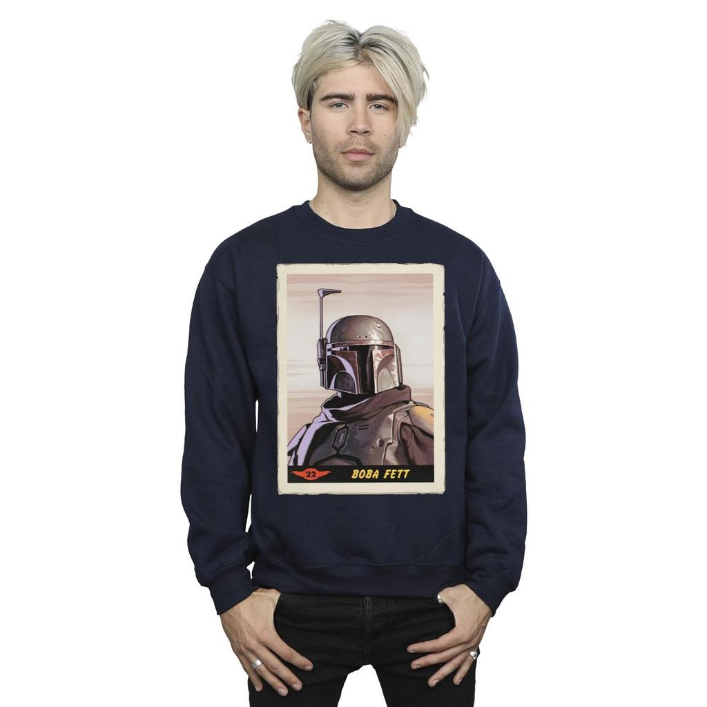 Star Wars Mens The Mandalorian Boba Fett Sweatshirt