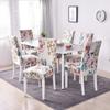 1/2/4/6 Pieces Printed Chair Cover Washable Big Elastic Kitchen Chair Covers Stretch Seat Slipcovers For Dining Room Home Decor