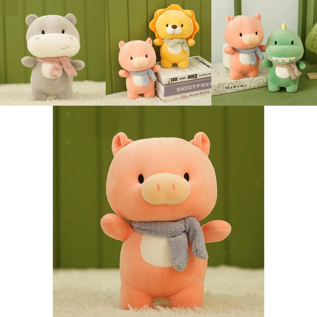 Мягкая и очаровательная плюшевая игрушка-животное, украшение для любого возраста, лев, динозавр