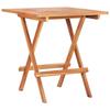 VidaXL 3-piece Folding Bistro Furniture Solid Teak Wood