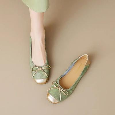 Женские туфли на одной педали универсальные туфли Мэри Джейн на плоской подошве балетки одинарные туфли женские осенние новые туфли на мягкой подошве