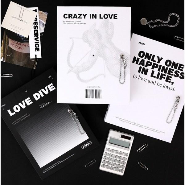 Обложка для папки Wanna This Loveis A5 Poca Binder, 6 отверстий, белый ангел, 1 шт.