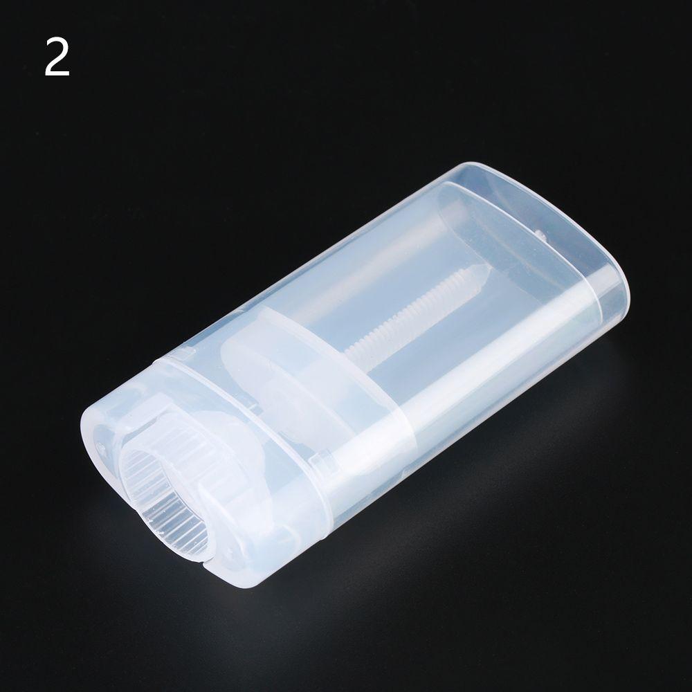 HOT Oval Antiperspirant Empty Lipstick Tube Cosmetic Containers Travel Bottle Lip Balm
