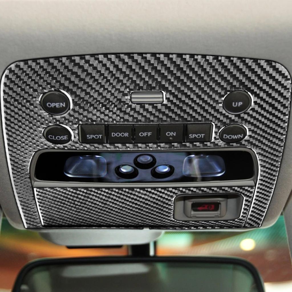 Для Lexus GS 2006-2011 Автомобильная лампа для чтения на крыше, лампа, панель, накладка, наклейка, автомобильные аксессуары для интерьера, углеродное волокно