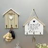 Key Hanger Wall Mount Creative Wooden House Design Entryway Organizer Storage Rack