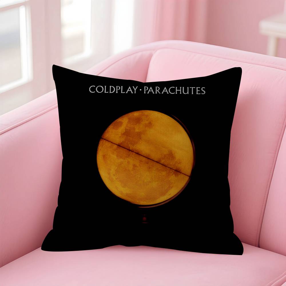 Полоса C-Coldplay Лунная Музыка Кленовый Дизайн Наволочка Счастливый Осенний Урожай Декор Праздничный Декор Наволочка
