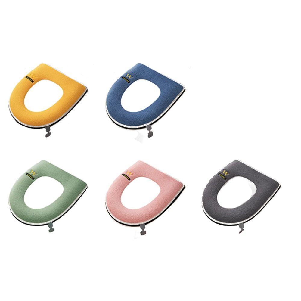 Подушка сиденья для унитаза с ручкой и застежкой-молнией Многоразовый коврик для унитаза Коврик для унитаза