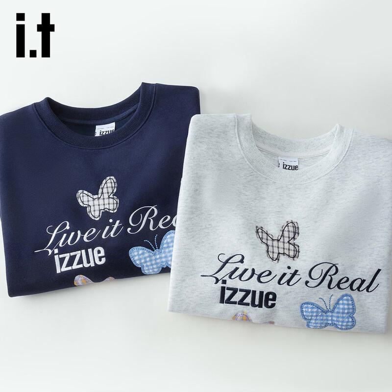 Женская толстовка Izzue It с круглым вырезом и вышивкой-аппликацией