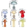 Simple Mushroom Shaped Vase Transparent Glass Vase Hydroponic Flower Plant Aromatherapy Bottle Creative Home Decoration