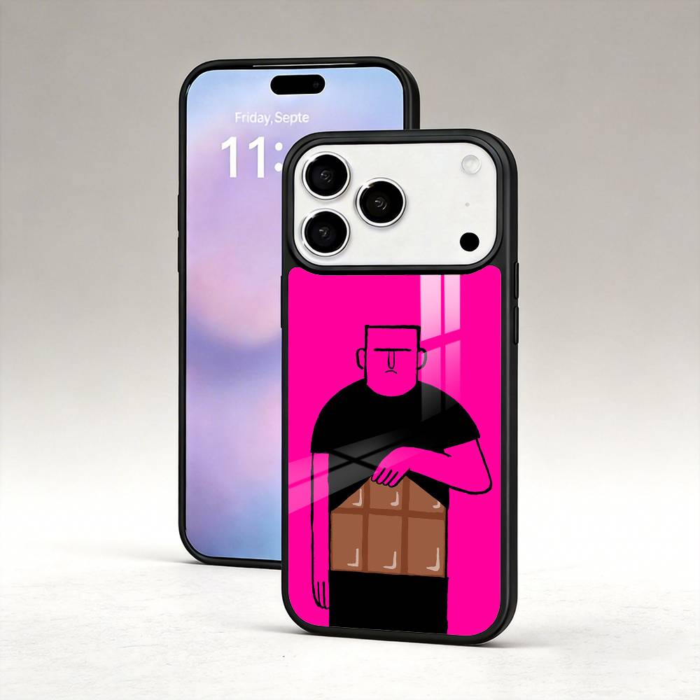 Чехол-бампер J-Jean J-Jullien Минималистичное искусство Магнитный Для iPhone17 16 15 14 13 12 Pro Max Для Magsafe Беспроводная зарядка Обложка