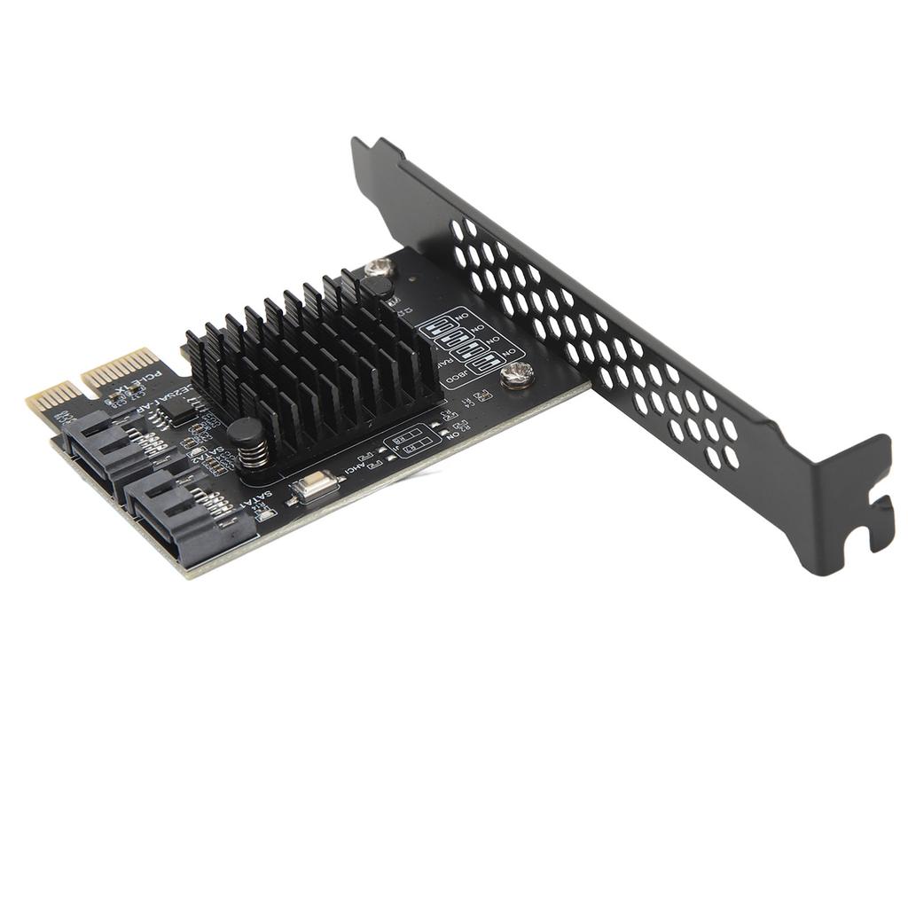 PCIE To SATA3.0 Expansion Card 2 Ports 6Gbps High Speed Multi Function Support PCIE SATAIII RAID