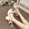 Girls shoes  shoe 2024 Summer New Girl Roman sandal Softness Child sandals pearl Princess shoe Sandal sandalias