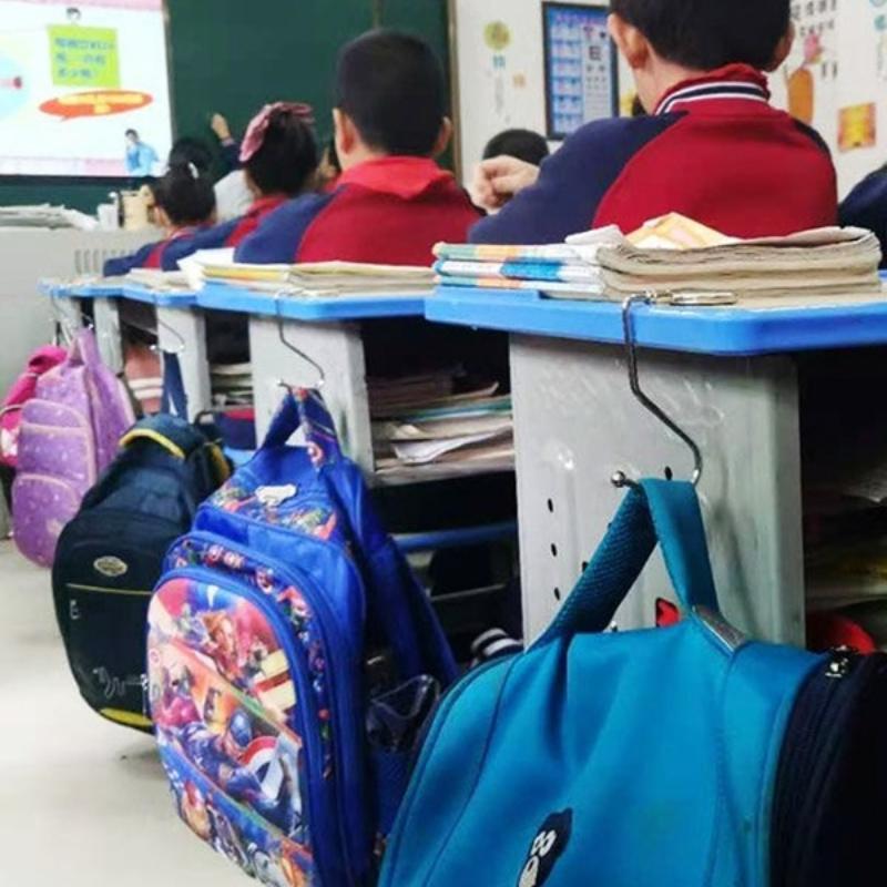 Портативный складной настольный крючок, 2 шт., женский органайзер для сумок, складной крючок для сумки, вешалка для сумочки, держатели для офисного стола, боковой крючок