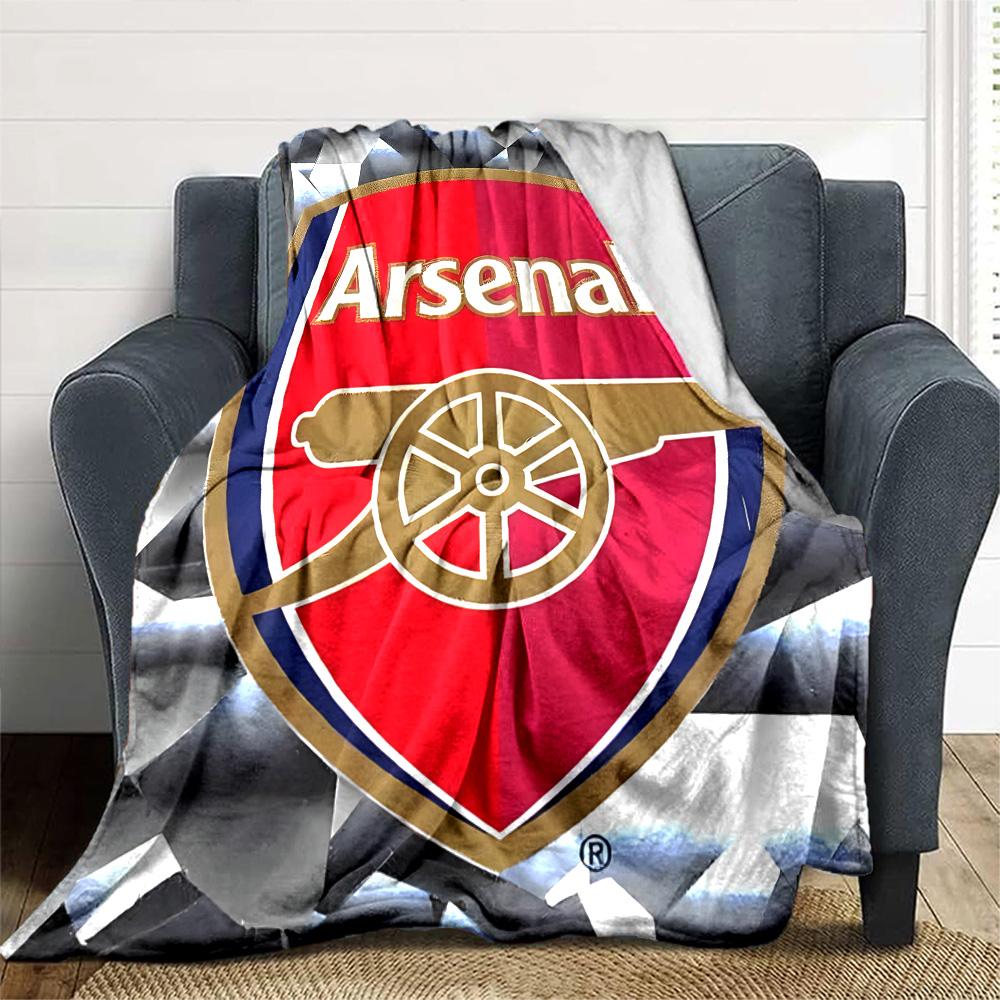 1pc A-Arsenal Blanket, Gift, for Men and Women, Soft Blanket, Good for Sofa Bed Couch Travel, Lightweight Flannel Blanket