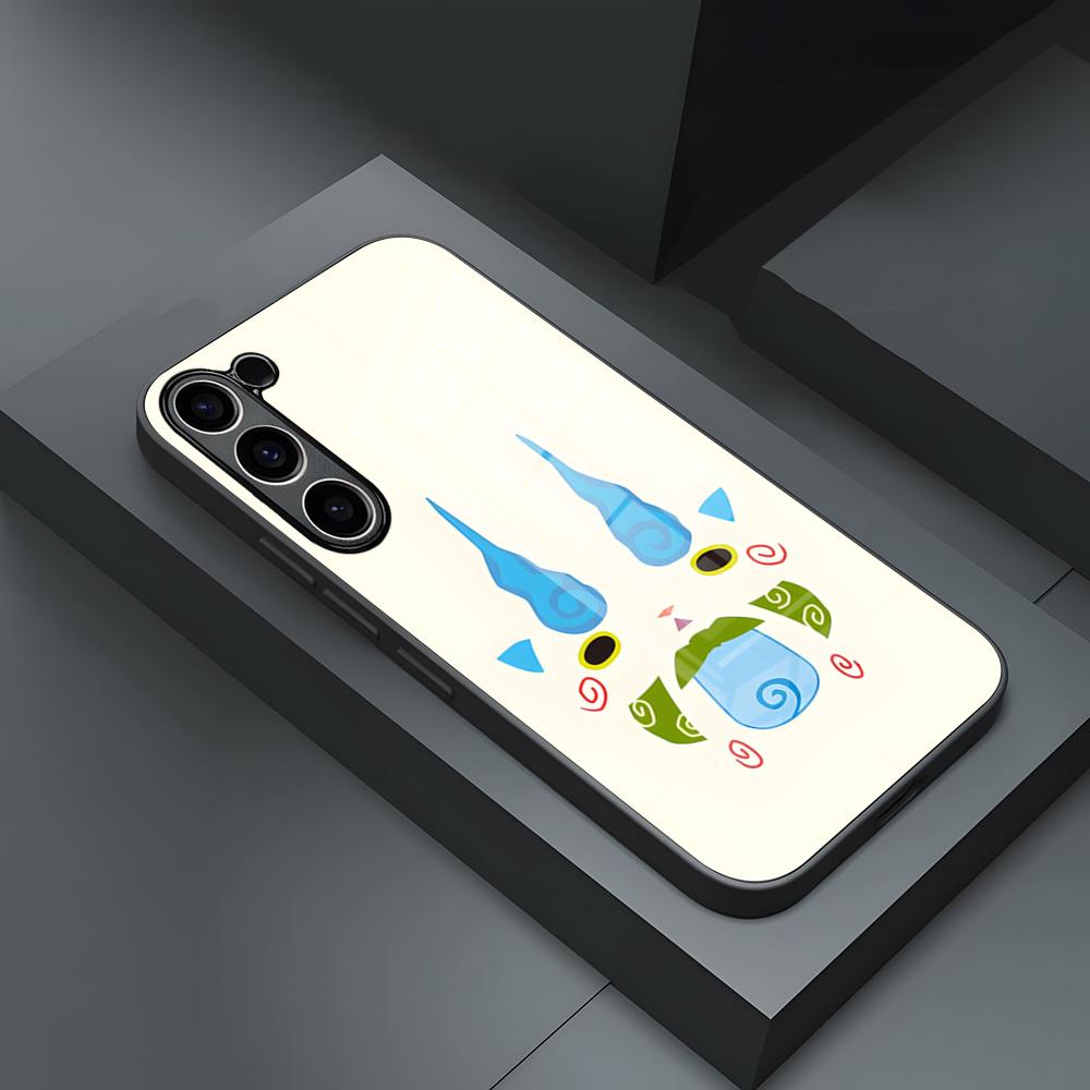 Чехол-телефон Y-Yokai W-Watch для S25 Ultra Samsung S26 S23 S24 Fe S22 S20 S21 Plus A54 A34 A53 A16 Стеклянная крышка