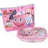 Bread Barbershop Childrens Stainless Steel Plate Lunch Box+macaron Bag Set PP038, Mixed Colors, Plate Lunch Box + Bag, Popular Korean Parenting Items