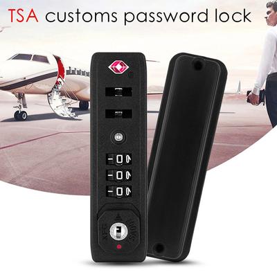Защита от непогоды, 3-значный кодовый замок TSA007, таможенный замок TSA, безопасный кодовый замок