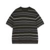 JNBY 2025 Summer Short Sleeve Striped Knit Top