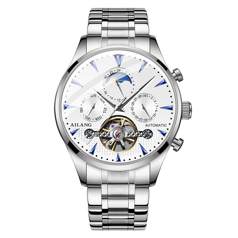 AILANG Новые часы Мужские механические часы Студенческие полностью автоматические механические мужские часы