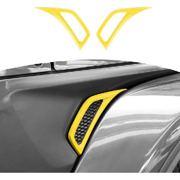 RT-TCZ For Jeep JL Side Fender Vent Decal Trim Cover For Jeep Wrangler JL JLU 2018-Present For Gladiator JT -Present Baby Blue Exterior Accessories