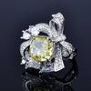 Sace Gems Classic Bowknot Copper Alloy Zircon Ring Ladies Jewelry Wedding Promise Party Gift