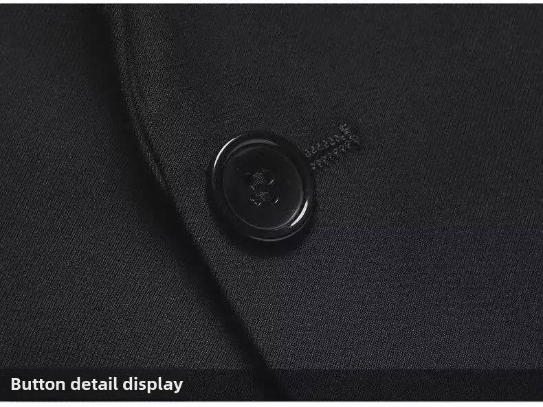 Men's Slim Fit Light Mature Jacket - High-End Casual Business Formal Suit, Plus Size, Groomsmen Style