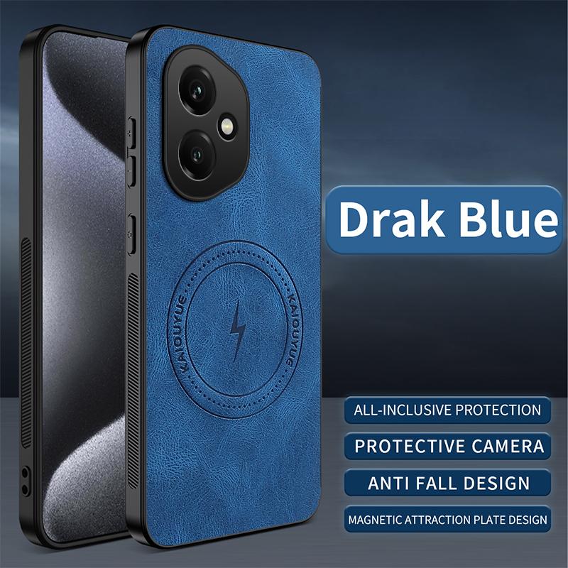 Чехол для Honor 400 Lite Pro 200 X8C X9C Роскошная кожа PU Магнитная защитная задняя крышка Magsafe для Honor X9D Чехол для телефона