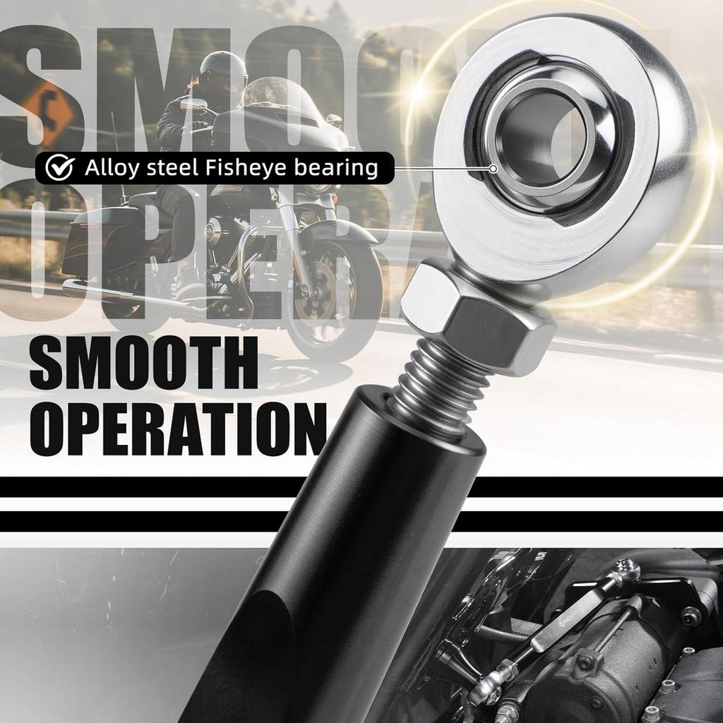 NICECNC Black M8 Touring Rear Stabilizer Compatible with Harley Street Glide FLHX 2017-2025,Compatible with Harley CVO Road Glide FLTRXSTSE ST 2024