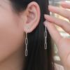 Серьги-кисточки с геометрической цепочкой в стиле ретро, длинные серьги в стиле ниши, простые и роскошные для женщин