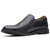 Clarks Полированные туфли-слипоны Мужская обувь Черные 261682347
