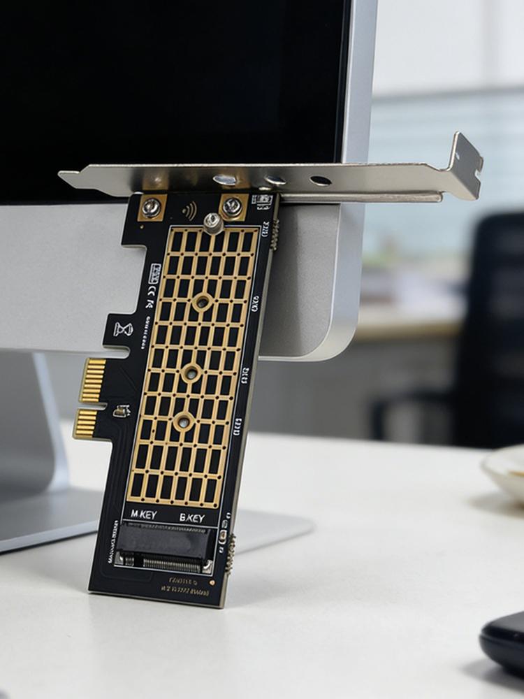 Адаптерная карта M.2 NVME SSD к PCIe 3.0 X1 8 Гбит/с Карта расширения SSD PCIE X1 Ключ M Конвертер PCIe NVMe SSD для настольного ПК