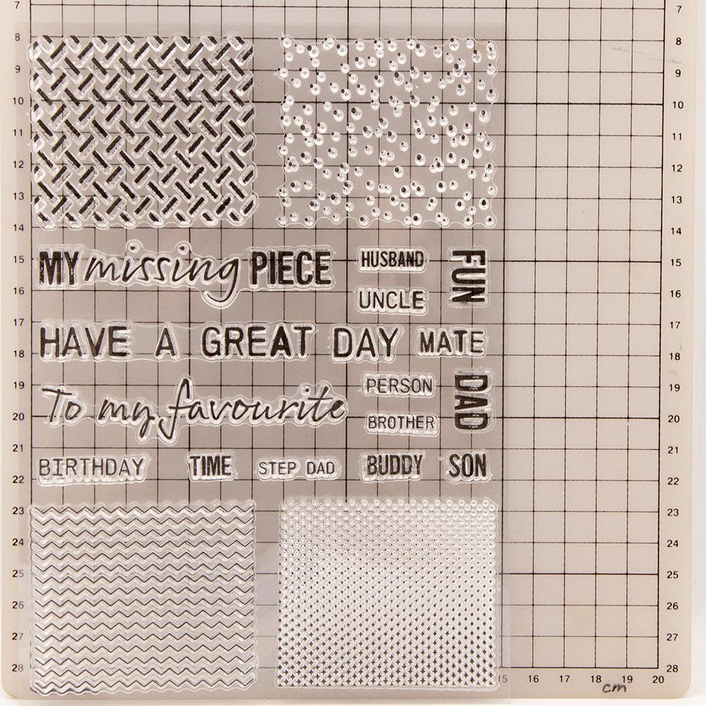 Christmas Home Transparent Silicone Clear Stamps DIY Scrapbooking Album Paper Card Flower Animals Greeting Word Letter