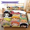 Luffy D Duvet Cover, 3pcs Bedding Set, Digital Print, No Filling, Multi-Size, Kids Gift -HYQ44