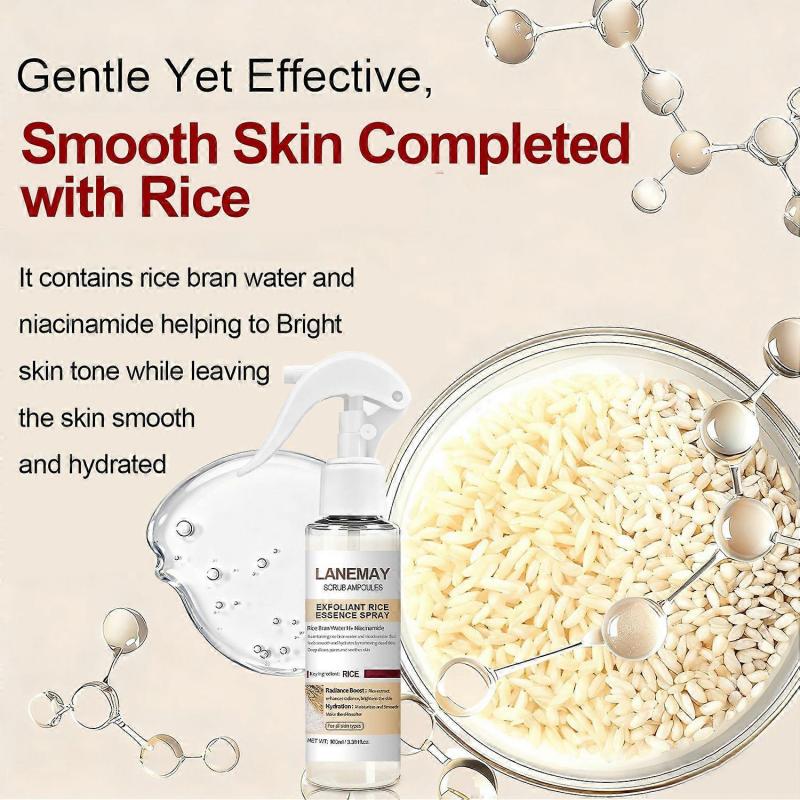 Спрей-ампула для лица Peel Shot Glow с водой из белого и черного риса - для тонизирования | Ежедневное мягкое отшелушивание, легкая увлажняющая формула для всех типов кожи