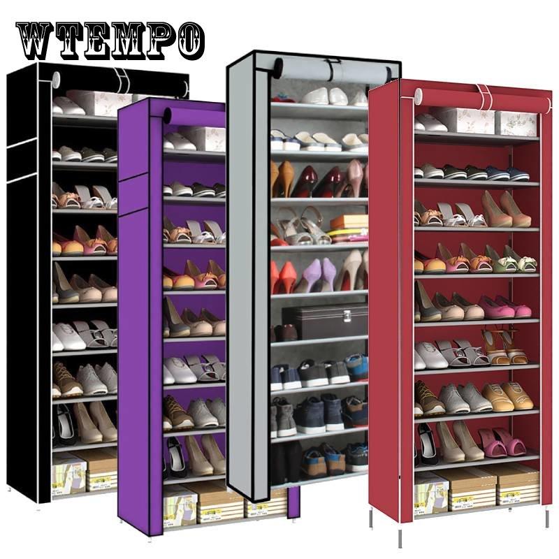 Multi-ayer Shoe Rack Removable Storage Shelf Space-saving Shoe Modern Shoes Organizer Stand Holder Home Furniture Shoe Cabinet