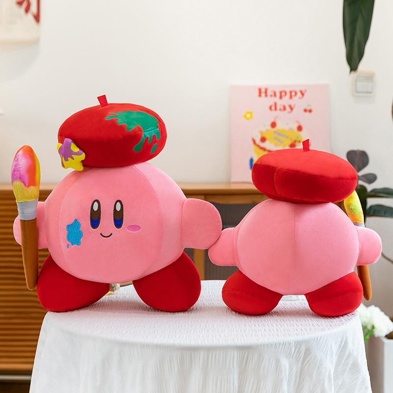 Painter Plush Kirby Toy Stuffed Doll With Pp Cotton Filling For Decoration Kids