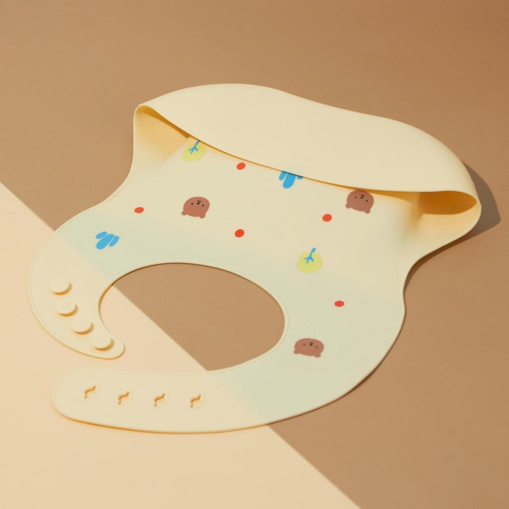 Adjustable Waterproof Silicone Bib for Babies and Children