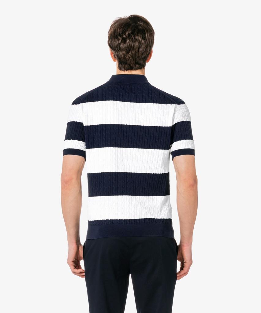 LACOSTE Men'S Cable Short Sleeve Sweater Polo Shirt Ph368E-56G Hde