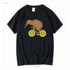 Kiwi Riding Bike With Wheels bicycle Baseball cap Snapback Caps Knitted Hat vintage Washed homme Stylish fashion