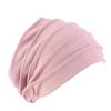 Раковая шапочка Шапка Эластичная ткань Мусульманская шапочка-шарф Шапка с оборками Женская шапочка для химиотерапии Дышащая шапка