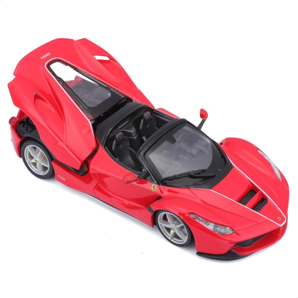 Bburago 1/24 Scale Ferrari LaFerrari Aperta Red / Diecast Model Car Finished Product 18-26022 RD