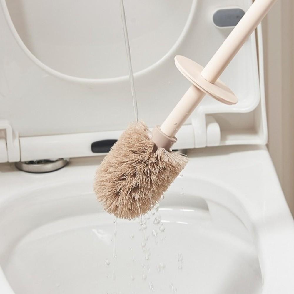 Plastic Toilet Brush Long-Handled Closestool Brush Practical Toilet Scrubber  Washroom